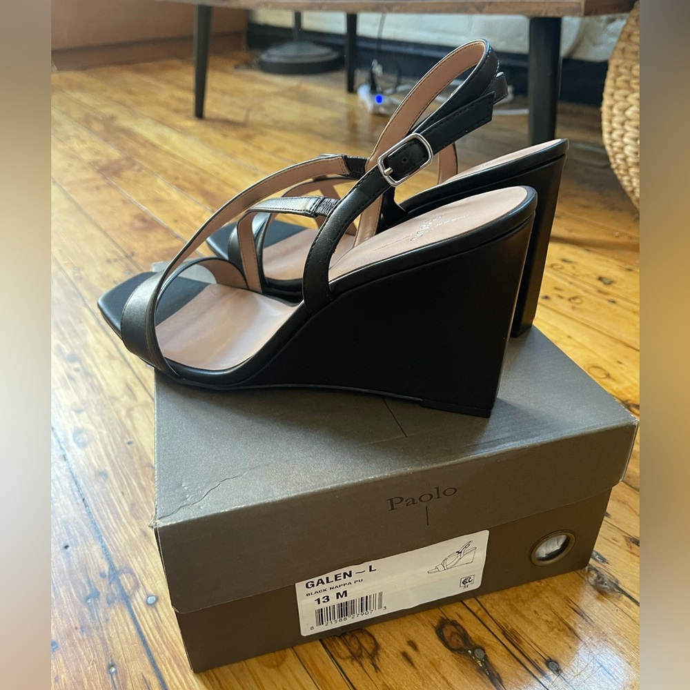 Linea Paolo wedge Sandals size 13